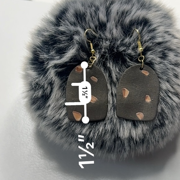 Polymer clay earrings - Picture 5 of 5